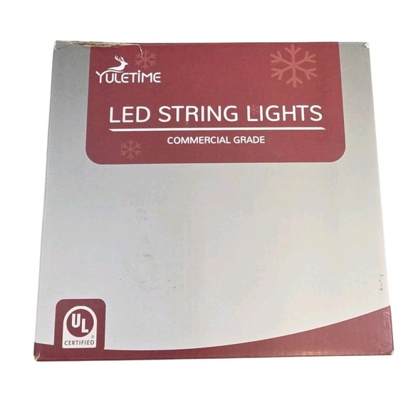 Yuletime Other - Yuletime LED String Light Set 200 66ft Cool White  Commercial Grade Brown NEW